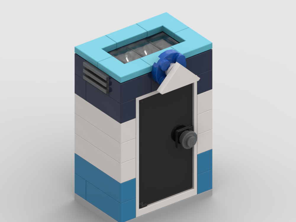 Lego Public Restroom with Skylight