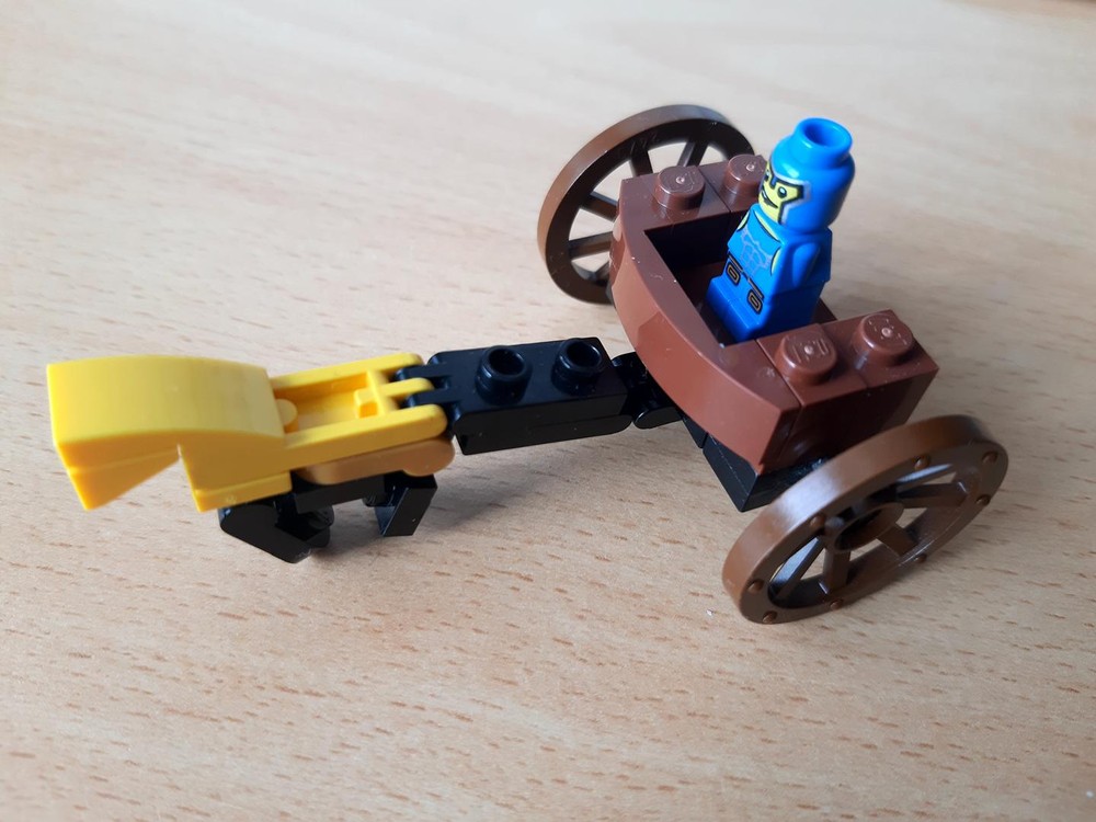 Lego Pharoah in chariot