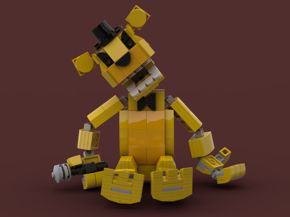 Lego Golden Freddy FNAF MOC