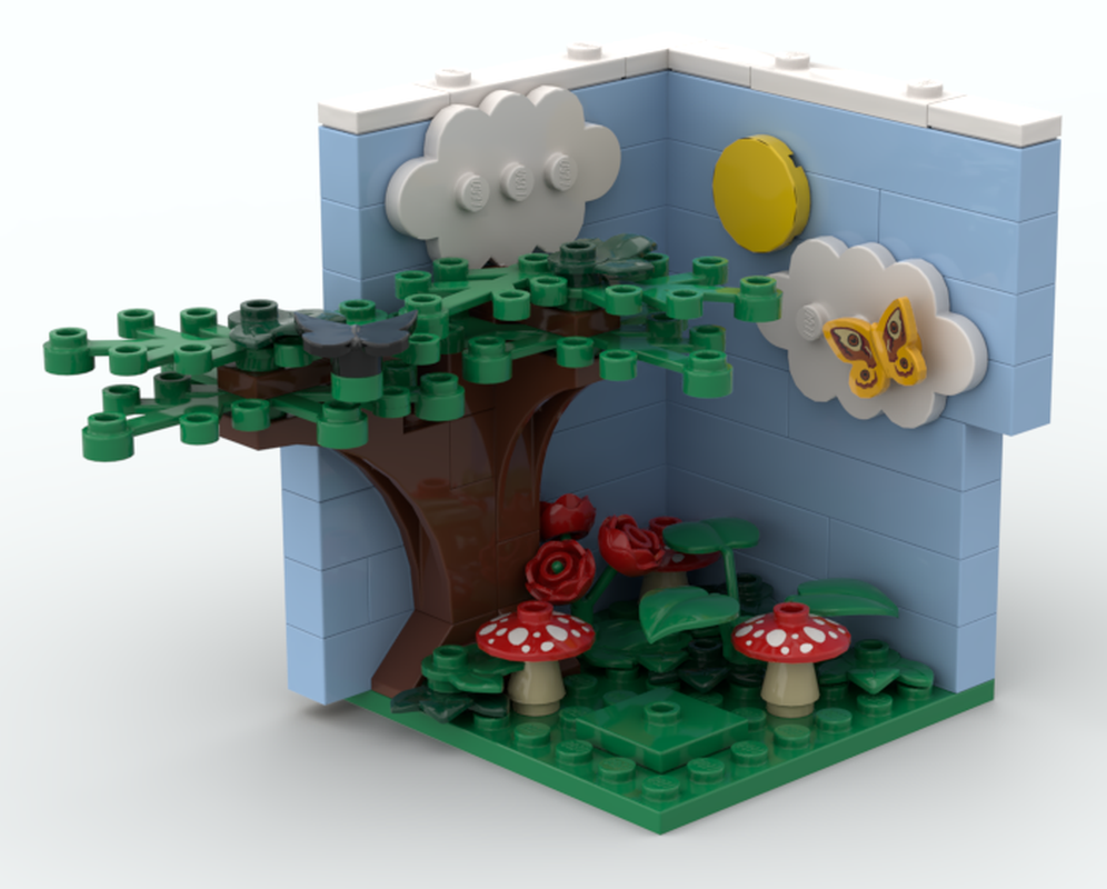 Lego Mushroom Sprite Habitat