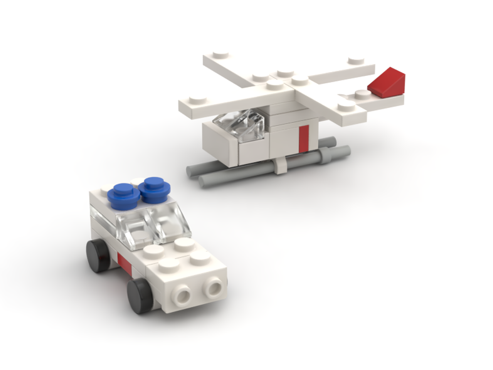 Lego 653 Ambulance (microscale)