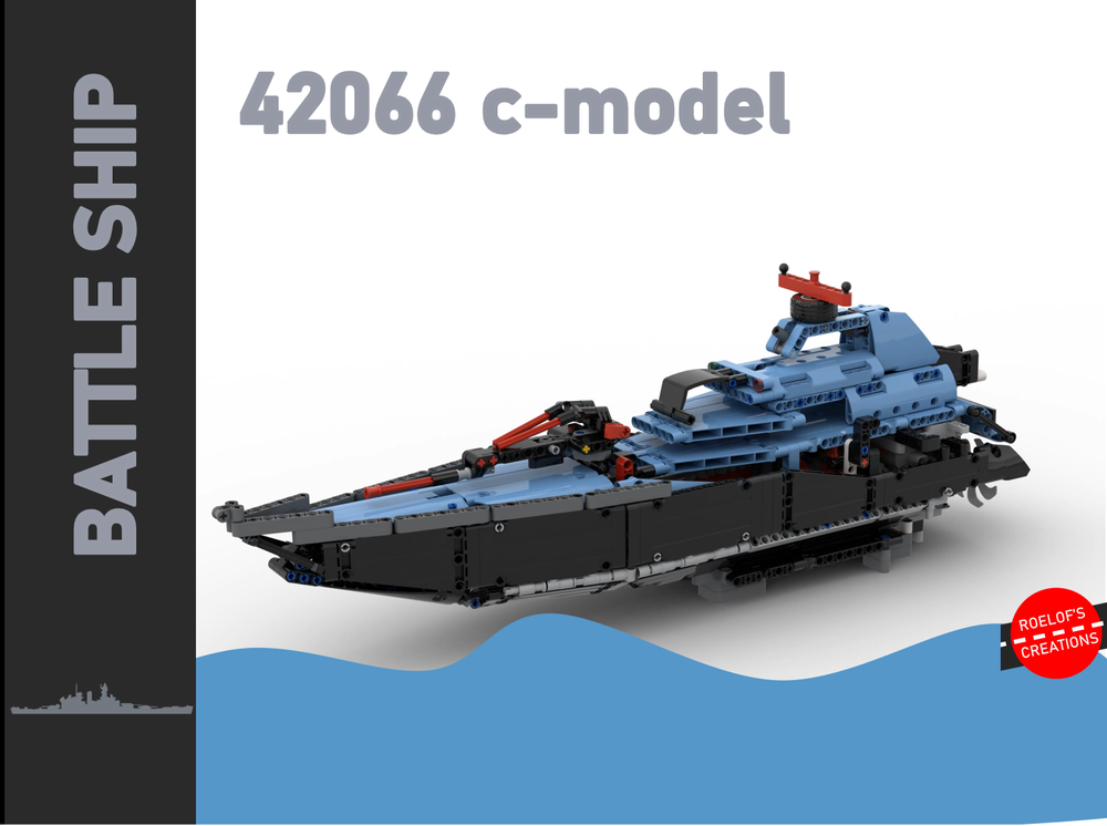 Lego 42066 C-model BATTLESHIP