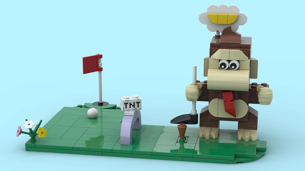Lego Donkey Kong (Mario Golf Edition)