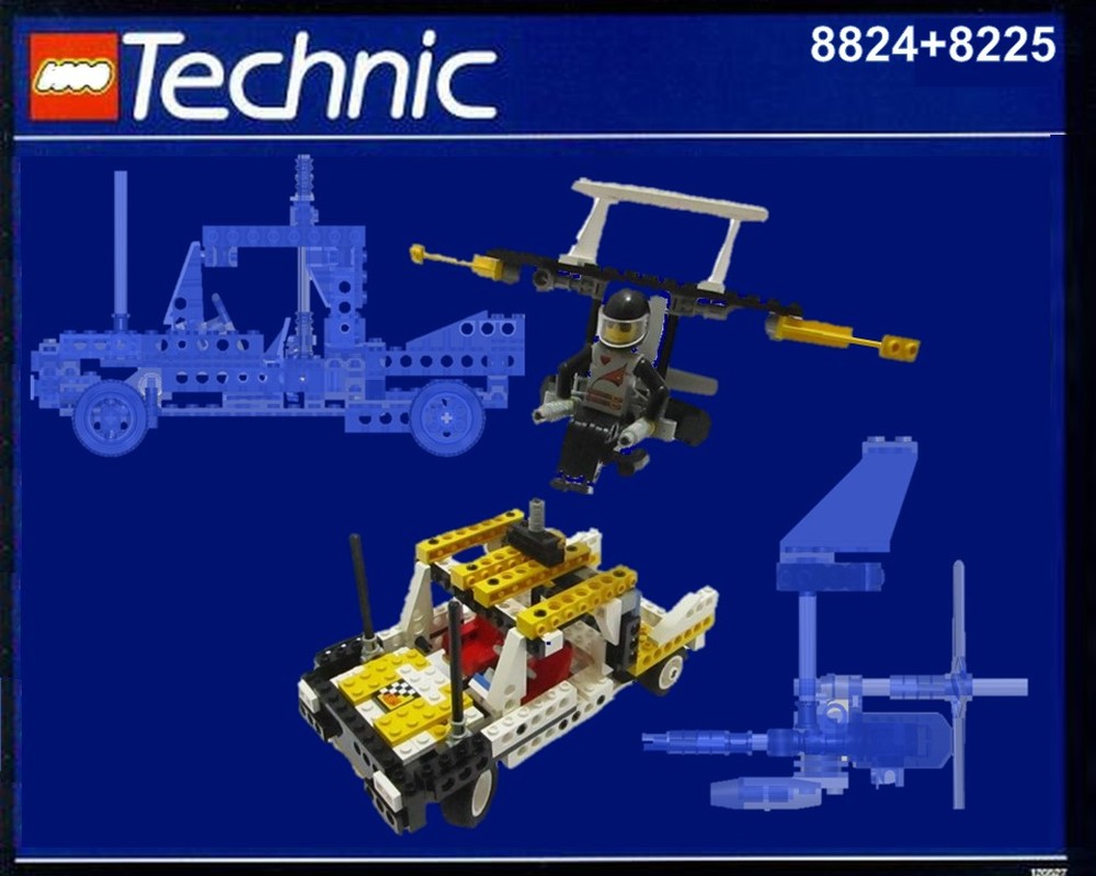 Lego 8225+8824 alt. Ute with Microlight