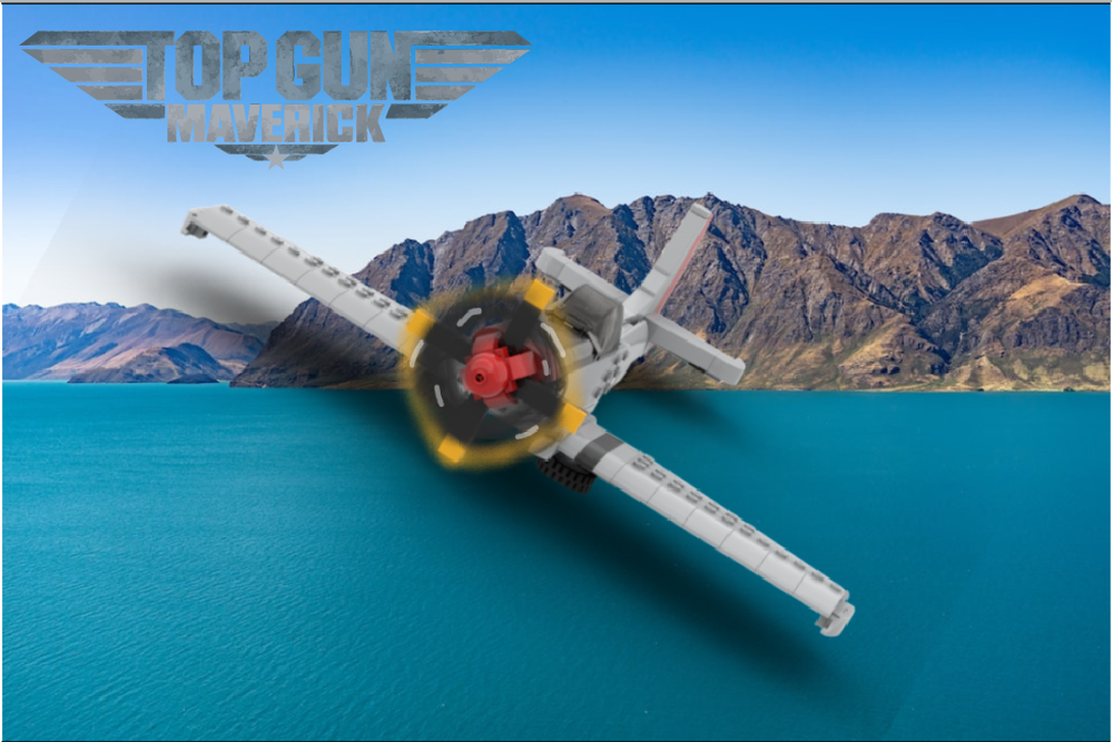 Lego P51 mustang from Top Gun
