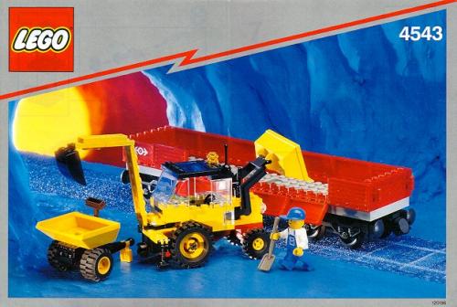 Lego Railroad Tractor Flatbed