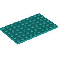 Lego Plate 6 x 10 / Dark Turquoise