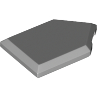 Lego Tile Special 2 x 3 Pentagonal / Light Bluish Gray