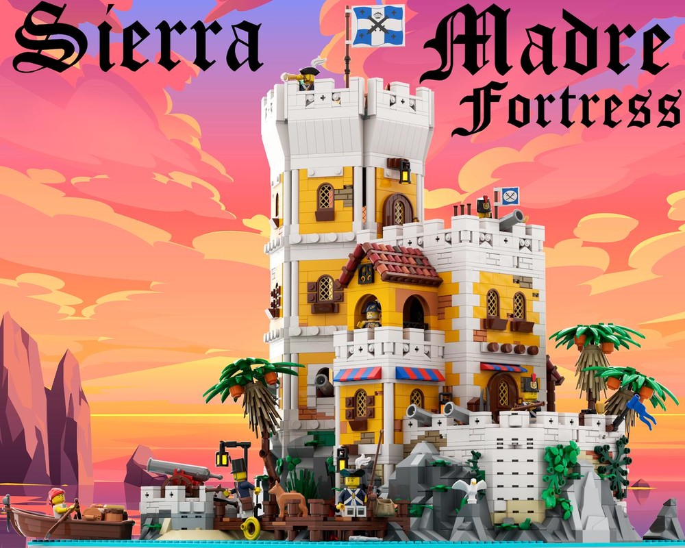 Lego Sierra Madre Fortress (Pirates World #6)