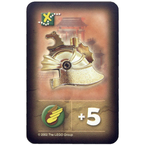 Lego Trading Card, Orient, Items - Gold Helmet