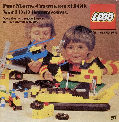Lego 1977 Large Belgian Pour Maîtres-Constructeurs LEGO 57 (98761-B)