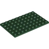 Lego Plate 6 x 10 / Dark Green
