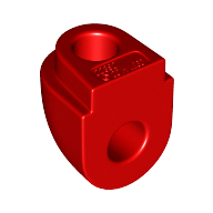 Lego Shoulder Mechanical, Nexo Bot - Soft Plastic / Red