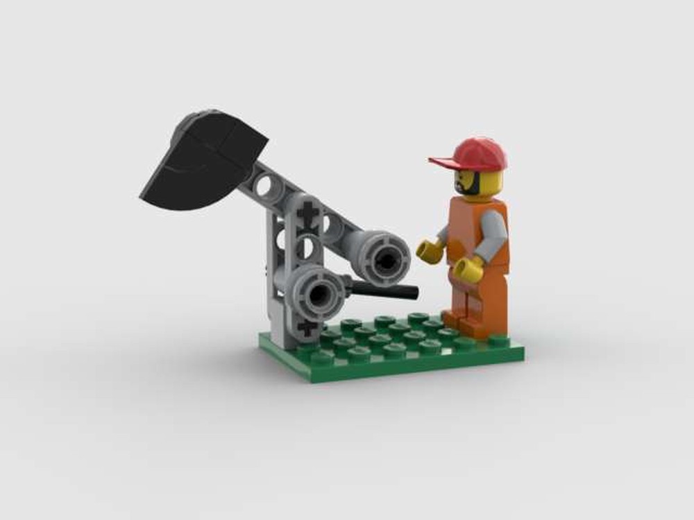 Lego railway turnout switch - Eisenbahn Weichenspannwerk Spannwerk