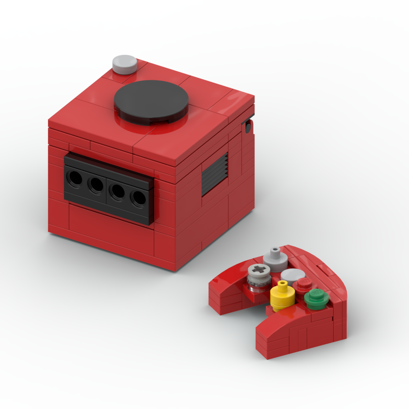 Lego GameCube (Customized Gundam Char)