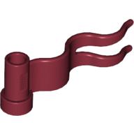 Lego Flag 4 x 1 Wavy [First Wave Right] / Dark Red