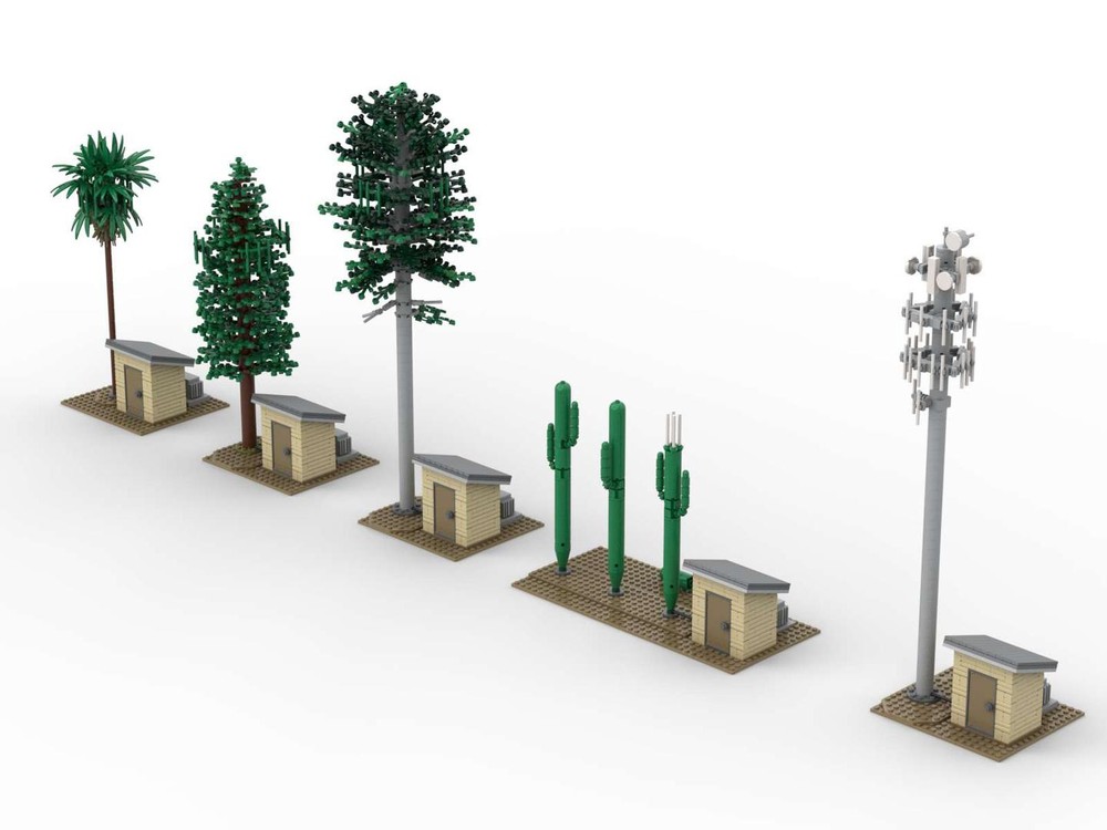 Lego Cell Phone Towers Set