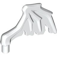 Lego Creature Body Part, Dragon, Wing / White