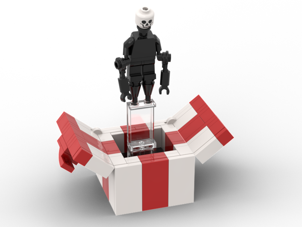 Lego FNAF 2 Minifig scale Puppet box - Movie - FNAF