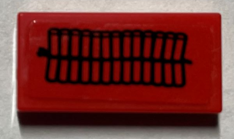 Lego Tile 1 x 2 with Black Firecrackers and String Pattern (Sticker) - Set 21330