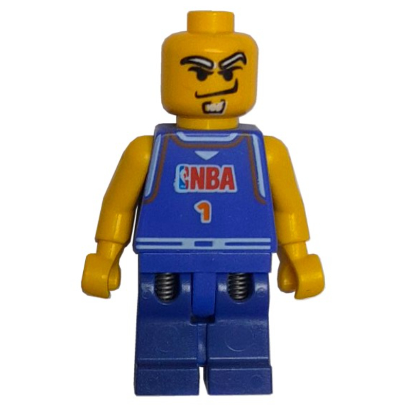 Lego Basketball Player, Violet Torso, violet Legs 1