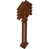 Lego Equipment Shovel Blocky / Reddish Brown