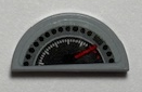 Lego Tile, Round 1 x 2 Half with Motorcycle Tachometer Pattern (Sticker) - Set 42170