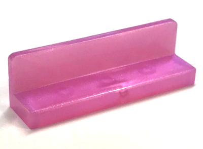 Lego Panel 1 x 4 x 1 / Opal Trans-Dark Pink