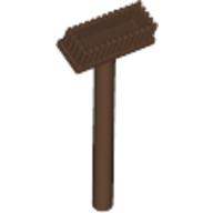 Lego Equipment Brush / Push Broom / Brown