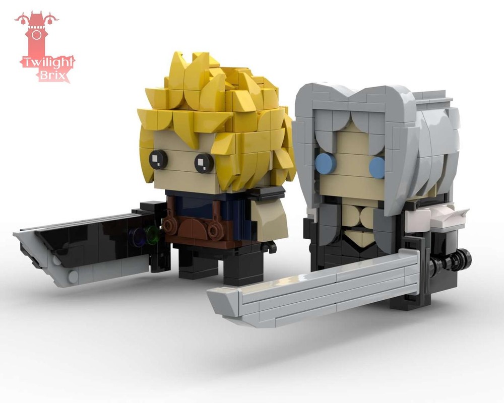 Lego Cloud & Sephiroth Brickheadz