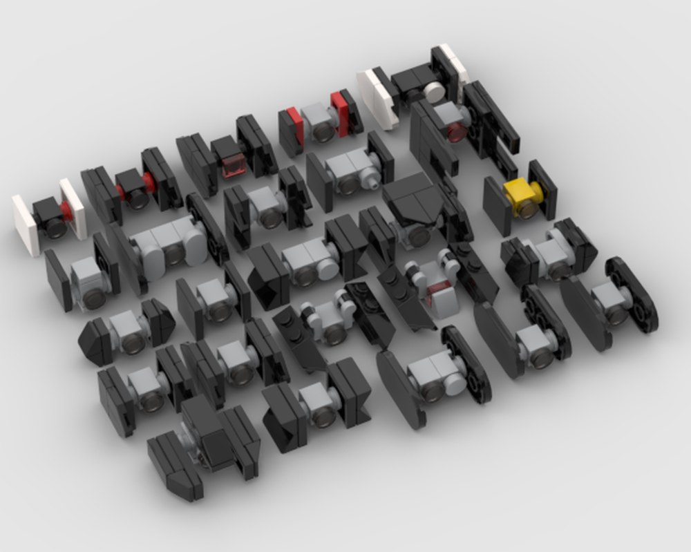 Lego Complete Micro TIE Collection – All 25 Variants