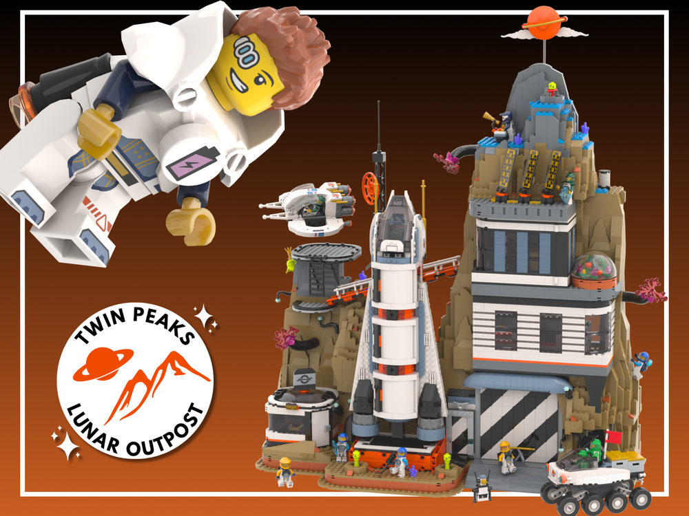 Lego The Twin Peaks Lunar Outpost