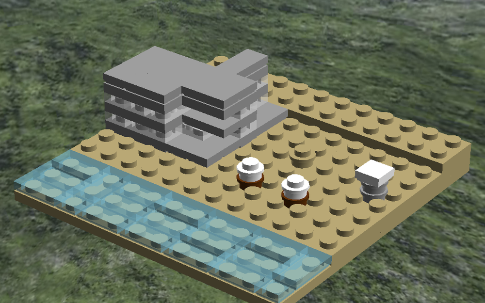 Lego Beach house - MicroTown collection