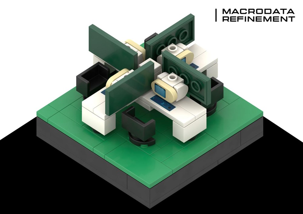 Lego Macrodata Refinement (MDR) office (microscale)