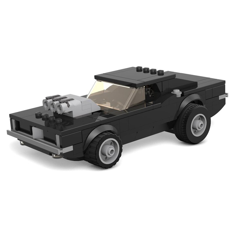 Lego Dodge Charger (Ghost Rider) , 8 stud wide