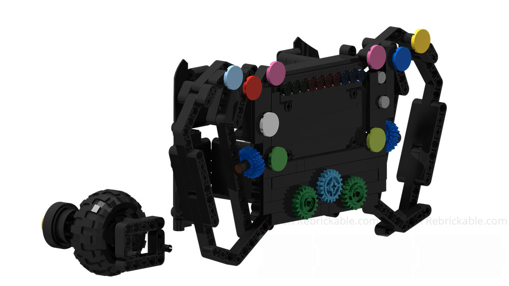 Lego Formula Steering wheel Quick-Release