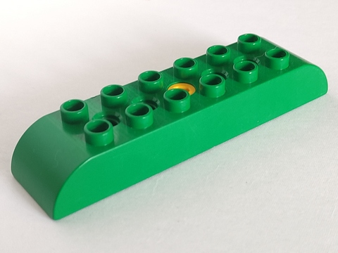 Lego Duplo Toolo Brick 2 x 8 with Curved Ends