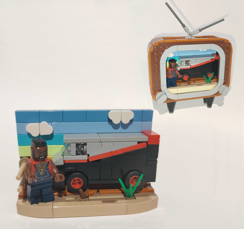 Lego A-Team scene for set #40774