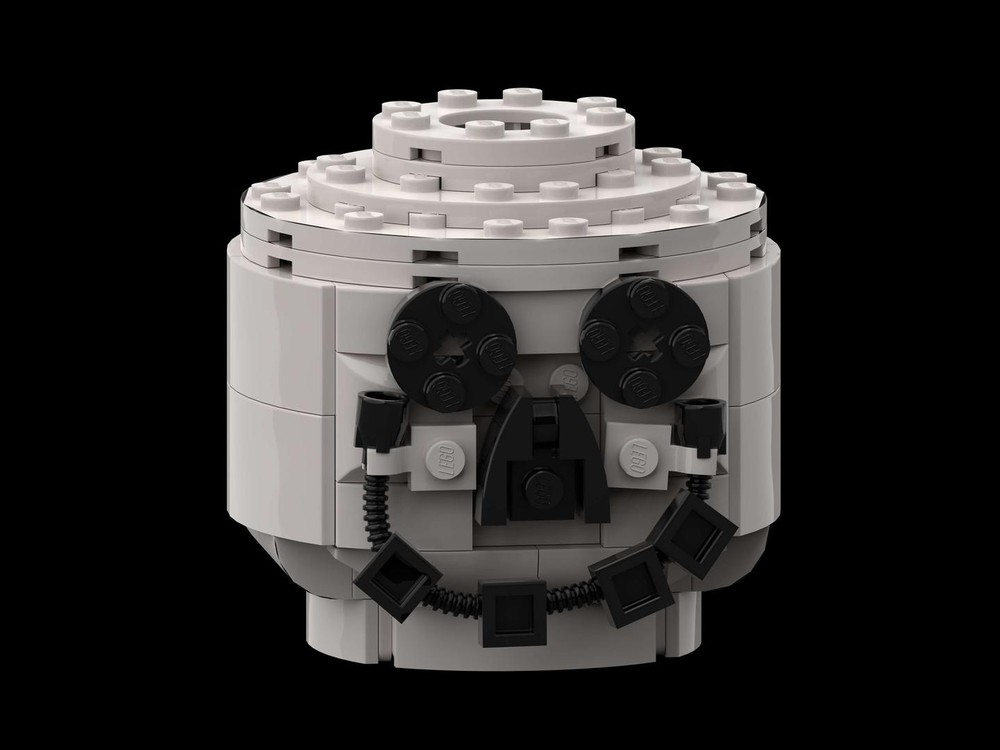 Lego Up-Scaled Skeleton Head v01