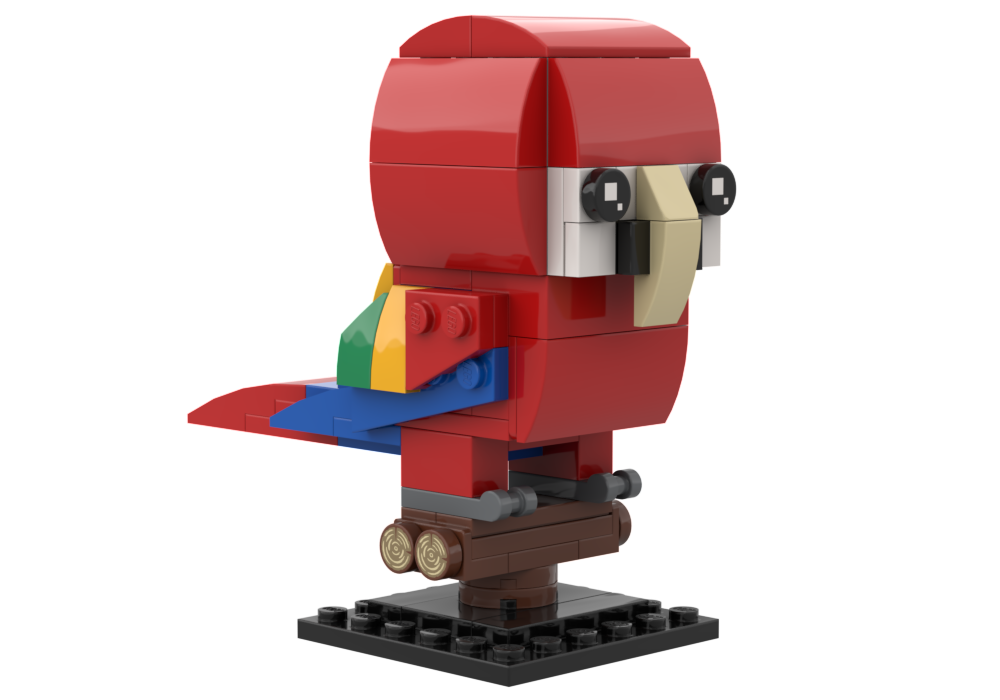 Lego Scarlet Macaw: Birdheadz