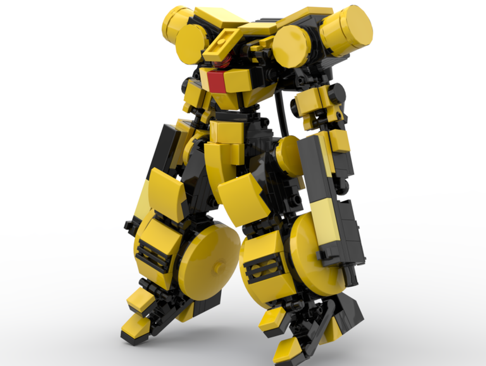 Lego Mecha Robot Steel Yellow