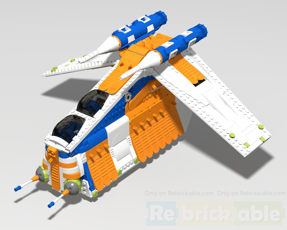 Lego Brick Separator Gunship