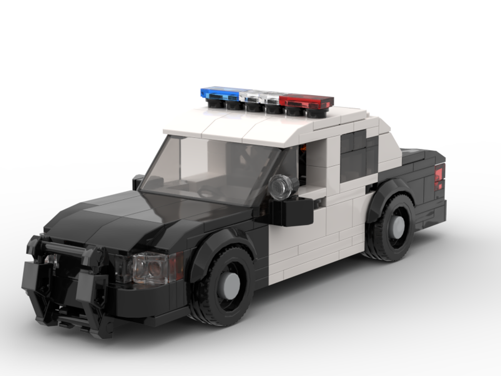 Lego Black & white Crown Victoria
