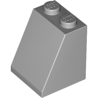 Lego Brick Sloped 65° 2 x 2 x 2 with Bottom Tube / Light Bluish Gray