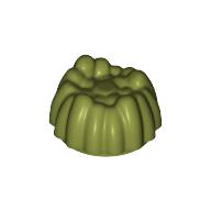 Lego Hair Small Tuft / Olive Green