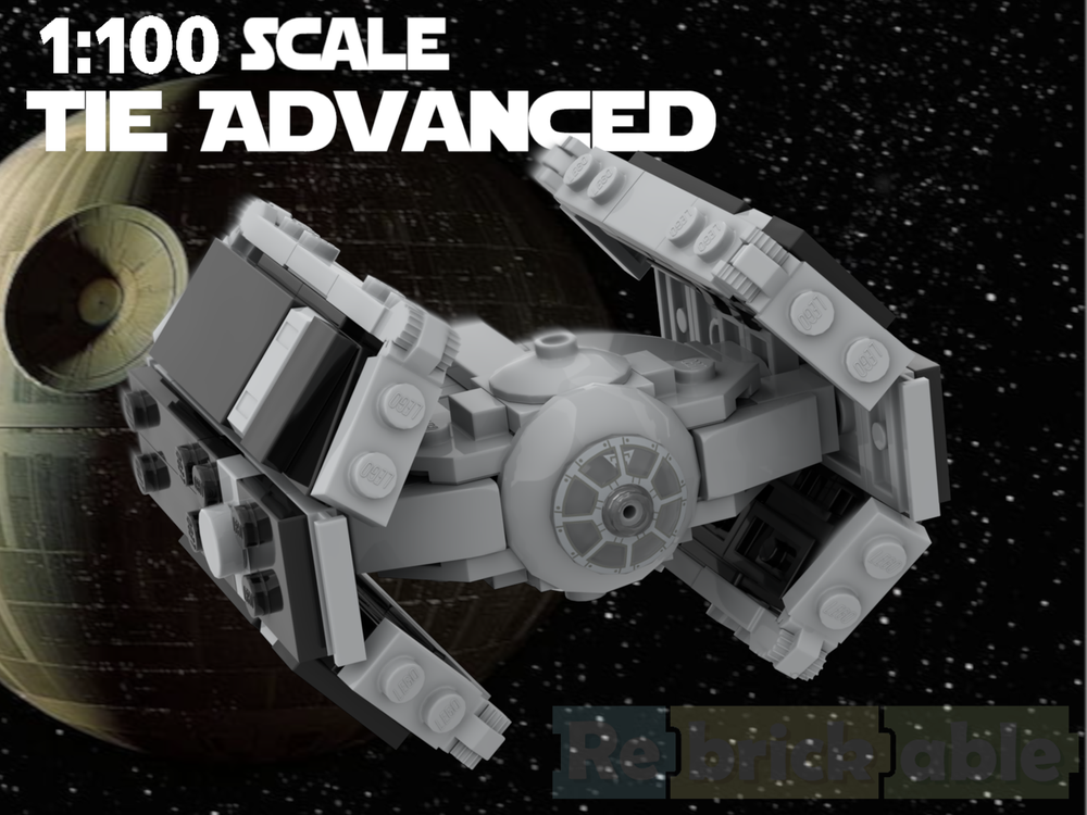 Lego 1:100 Vaders Tie-Advanced (Squadron Scale)