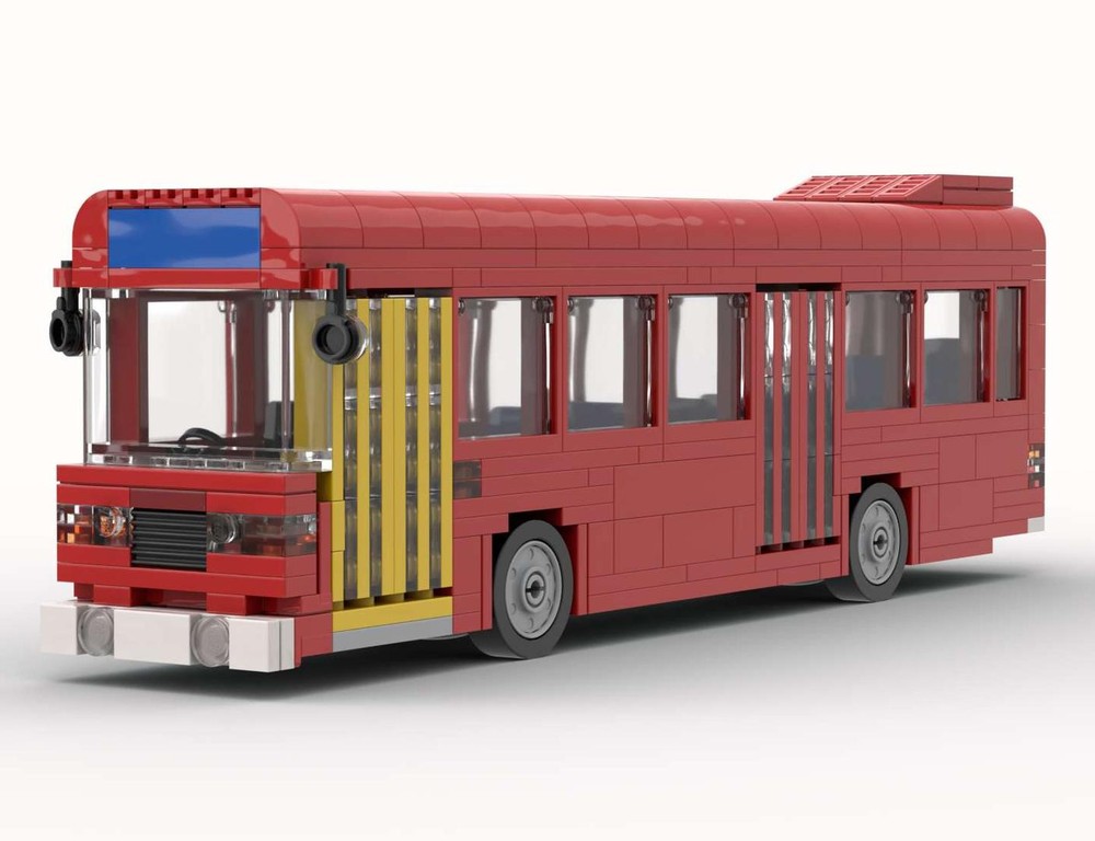 Lego Leyland National 2 British Single Decker Bus - London Transport Red Arrow