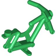 Lego Bicycle Frame [Solid Stud] / Green