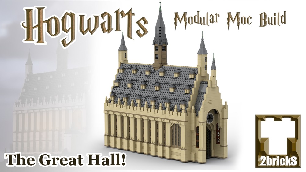 Lego Great Hall - Magic School Modular MOCs Part 2