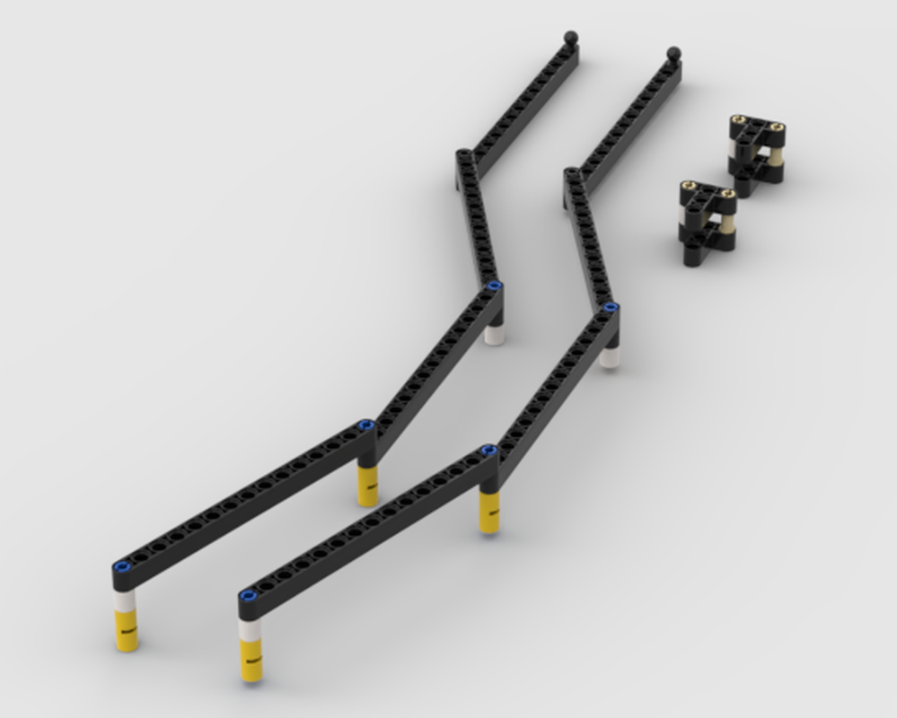 Lego technic racing rollercoaster
